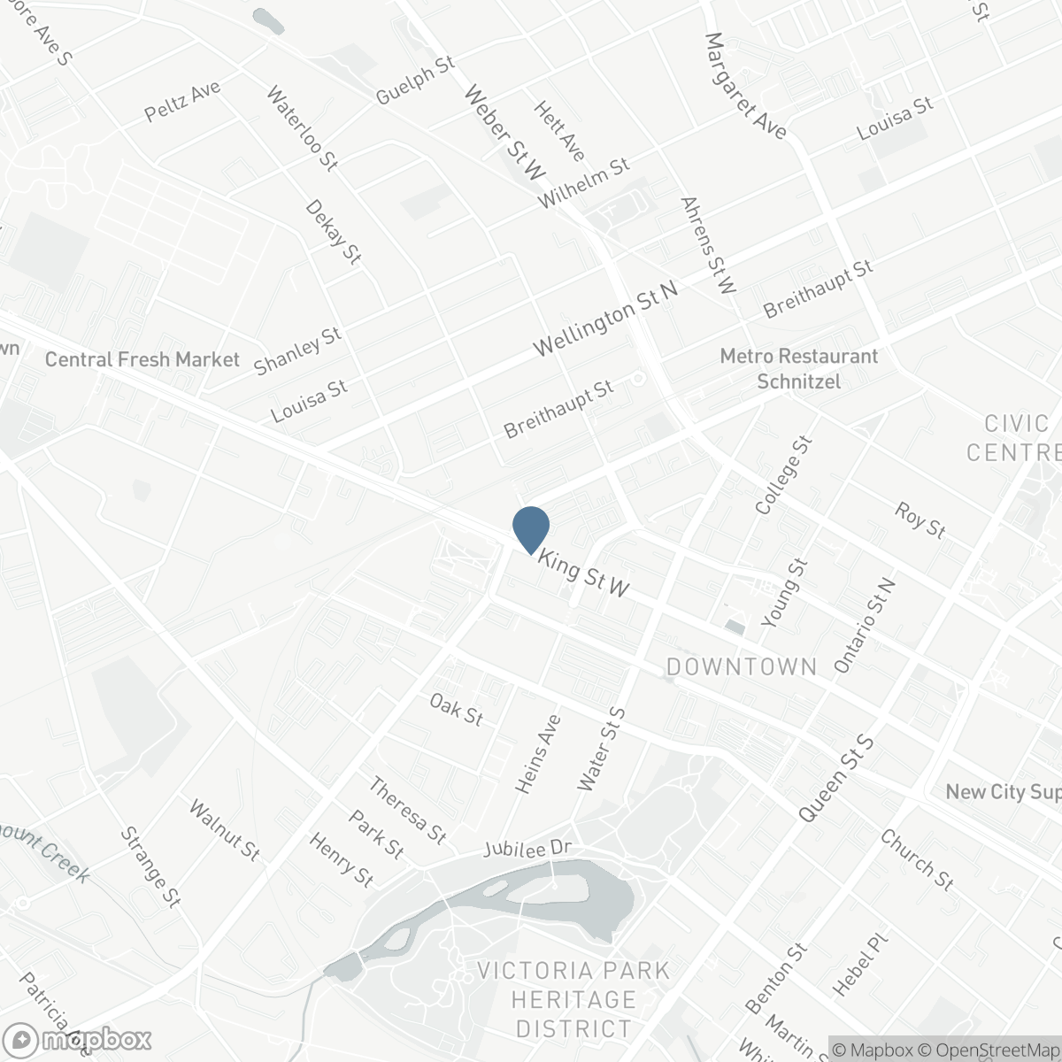 410 KING Street W Unit# 112, Kitchener, Ontario N2G 1C3
